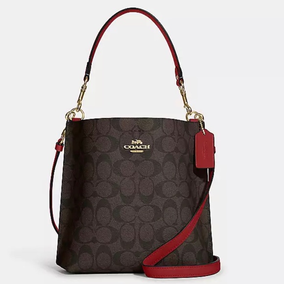 Coach Handbags - Mollie Bucket Bag 22 In Signature Canvas